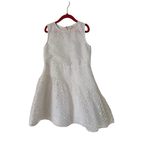 Crewcuts by J.Crew Other - Crewcuts J.Crew Girls White Swiss Dot Ruffle Dress